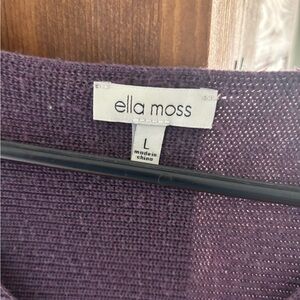 Ella Moss Plum Knit Sweater